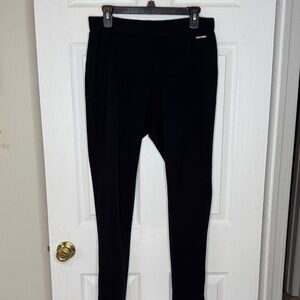 Michael Kors Women’s Black Tailored Leggings. Sz L Pre-Owned.